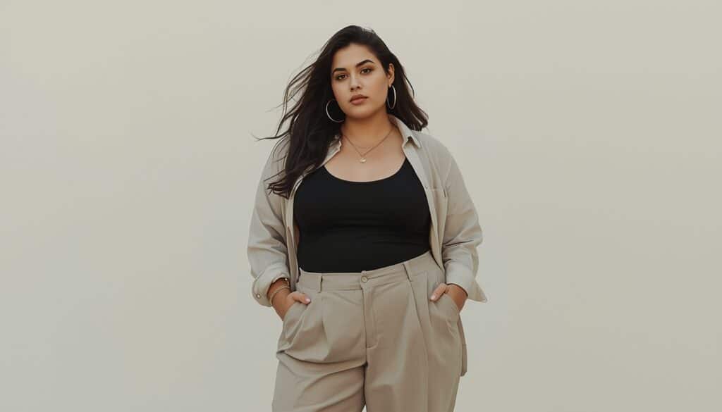 casual plus size spring outfits