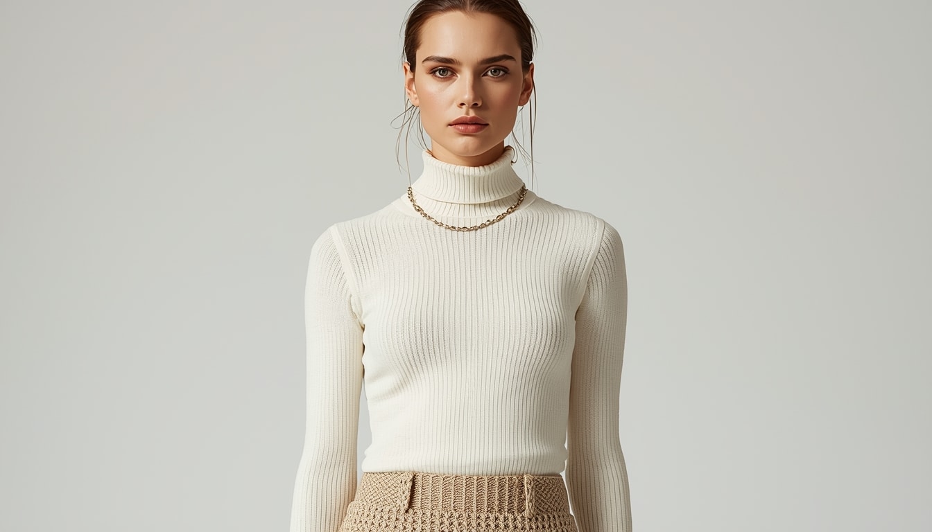 Lightweight Knit Top with Midi Skirt