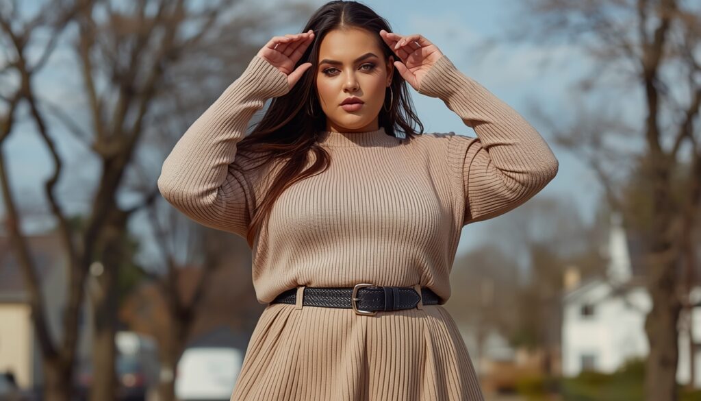 casual plus size spring outfits