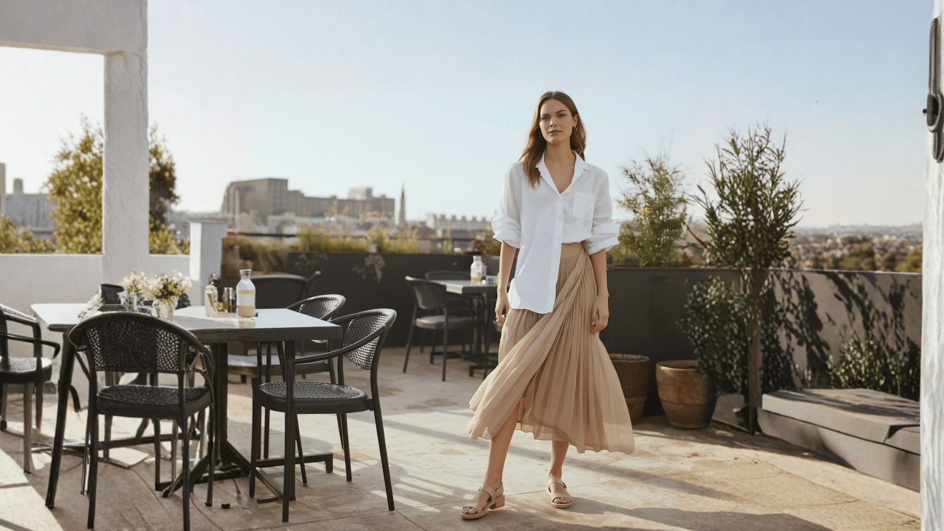 Rooftop Brunch Outfit Ideas for Women