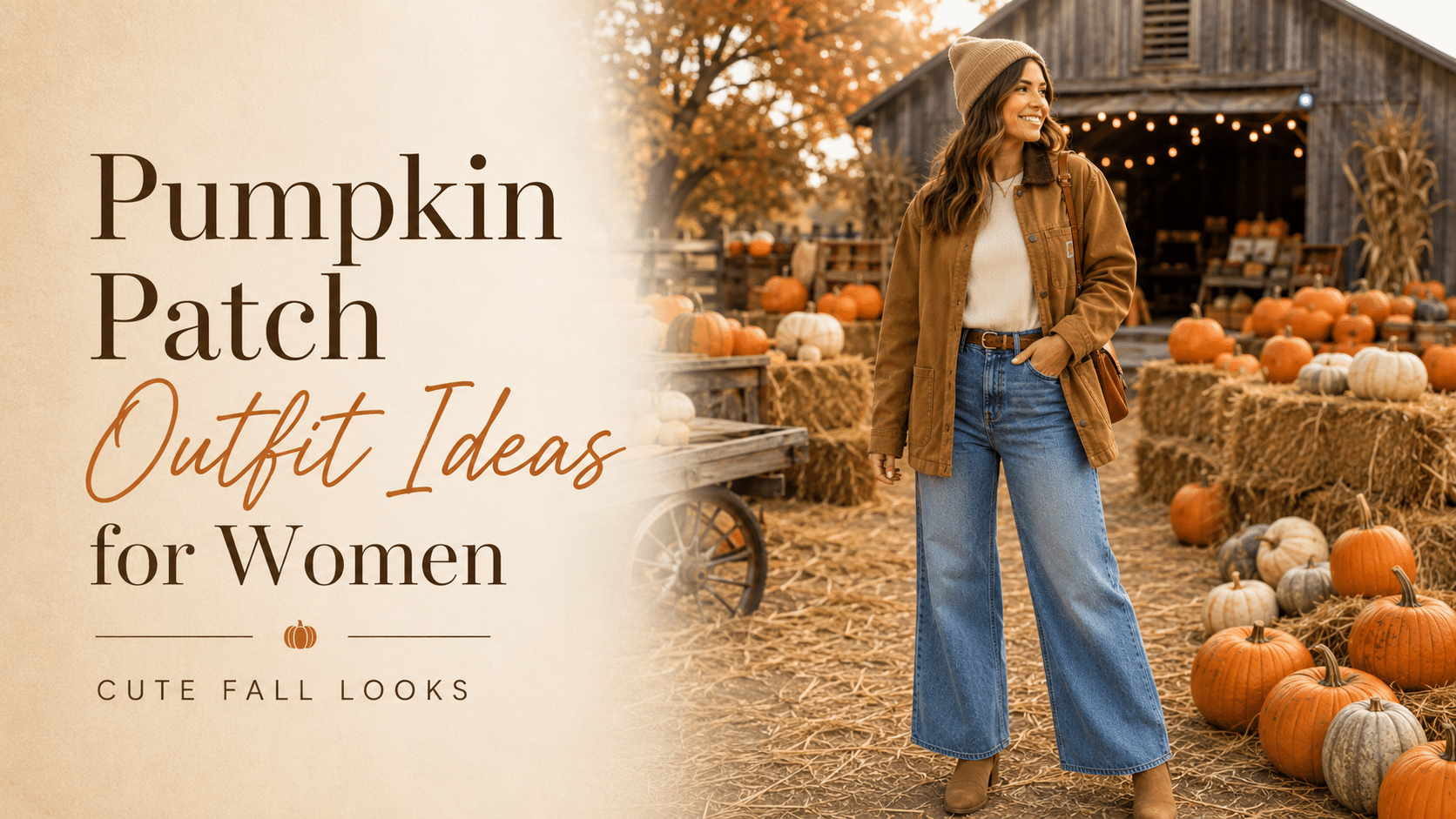15 Pumpkin Patch Outfit Ideas for Women That Look Cute and Work in Real Life