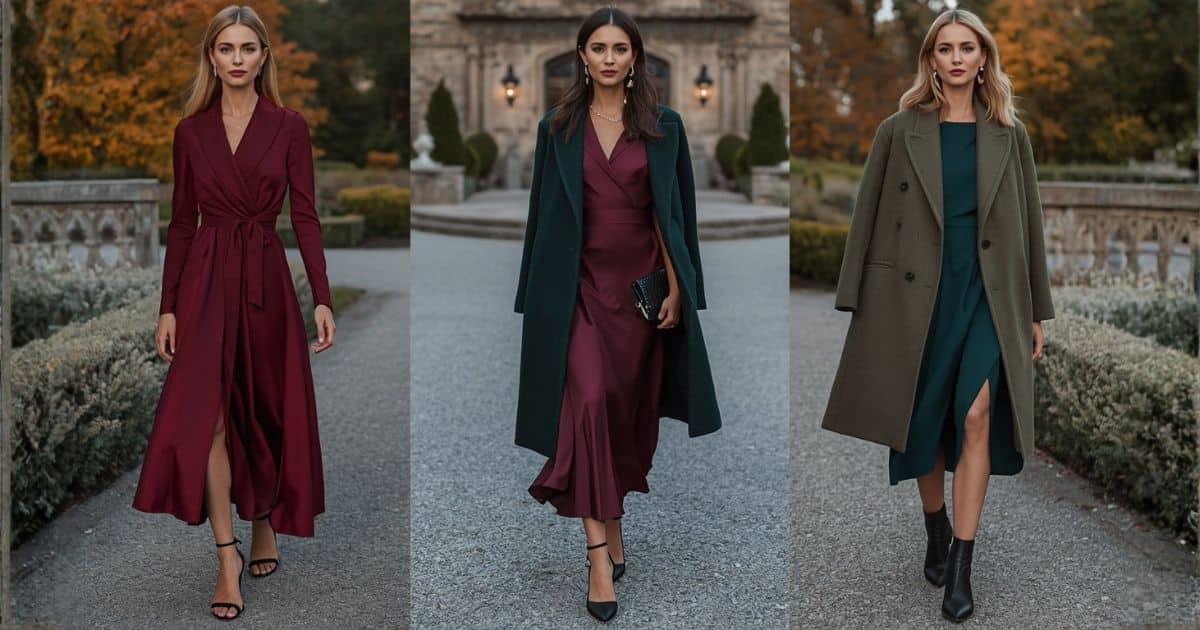 12 Fall Wedding Guest Outfits for Cold Weather