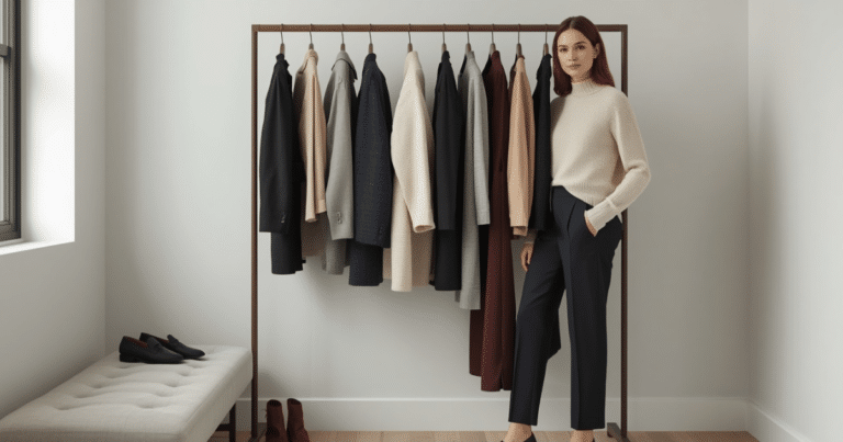 fall work capsule wardrobe for women
